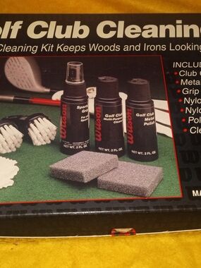 Wilson Men Grooming Golf Club Cleaning Kit - Black